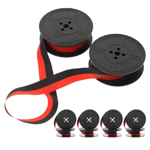 Artibetter Cintas de Tinta de Repuesto Instalación Fácil para Juego de 5 y Nylon Resistente Máquina de Escribir Retro para Oficinas y