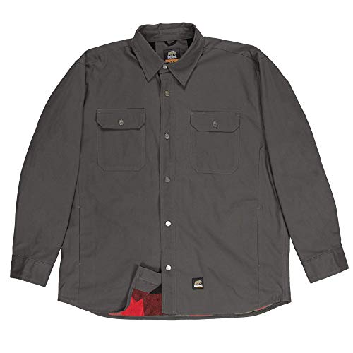 Berne Men's Caster Flannel Lined Shirt Jacket