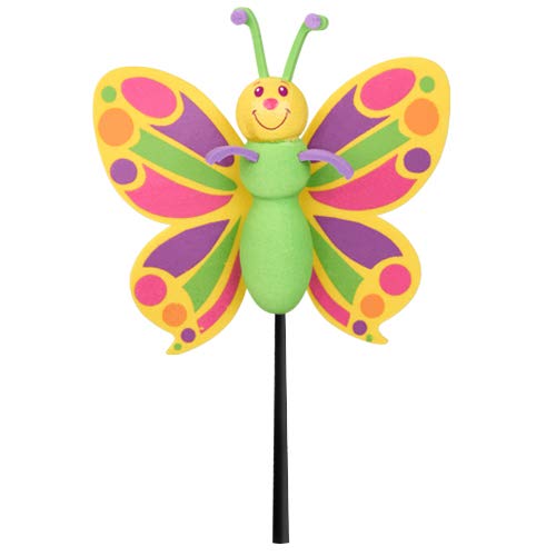 Cute Butterfly Car Antenna Topper Auto Accessory Decor