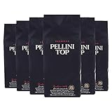 Pellini Caffè Top 100% Arabica, Bohne, 6er Pack (6 x 1 kg)