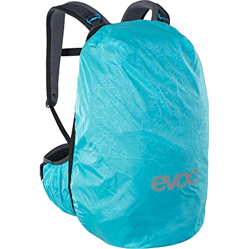 Foto von EVOC TRAIL PRO 16l Protektor Rucksack für Tagestouren & Trailriding, Fahrradrucksack (Backpack mit LITESHIELD PLUS Rückenprotektor, 3l Trinkblasenfach, Größe: S/M), Schwarz/Carbon Grau