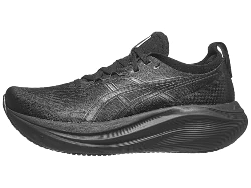 ASICS Men's Gel-Nimbus 27 Running Shoes, 10.5, Black/Graphite Grey
