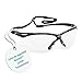 Ansell KleenGuard Nemesis Gafas de Seguridad Antiempañantes, Puente Nasal Flexible, Diseño Ligero y Envolvente para Construcción, Tiro, Exterior e Industria – Transparente, 1 Par