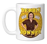 Saturday Night Live Debbie Downer Ceramic Mug, White