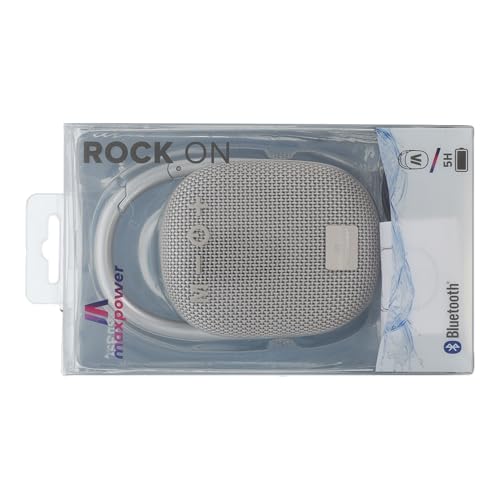 Enceinte Bluetooth Max Power MPCLIPGRY grise 5W avec clip intégré pour vos sorties