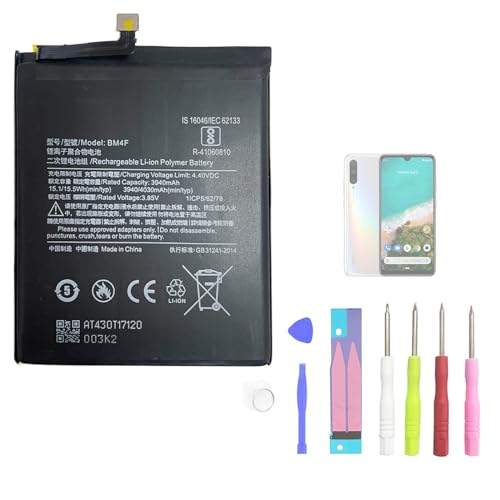 Aousavo Batería de Repuesto BM4F Compatible con Xiaomi Mi A3 Xiaomi Mi CC9e con Kit de Herramientas Gratuito