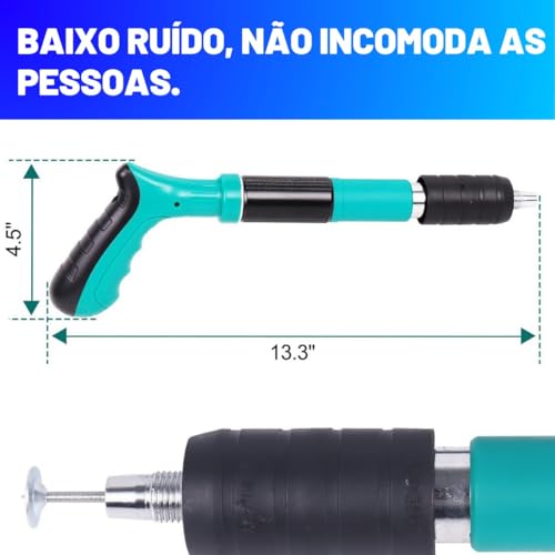 Pistola Finca pino Fixação Direta de Pinos Gesso Drywall Rebite Ferramenta Concreto Ferro Aço e Made