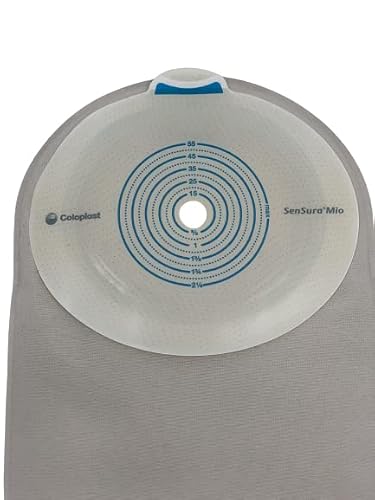 Sensura Mio 1-Piece Easiclose Wide Drainable Pouch, Standard Wear Flat W/Full-Circle Filter, Maxi 7.1 X 5.5 X 2 Inch 10471 (Box Of 10) #TOP2