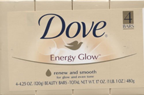 Dove Energy Glow Renew and Smooth (4 Bars of Soap)