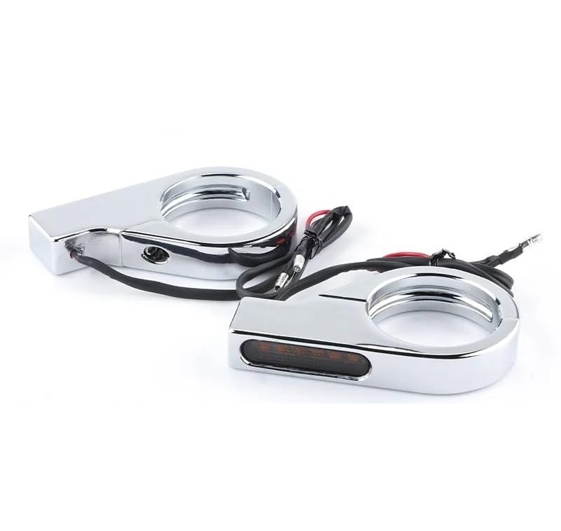 Feu Stop Motocyclette Clignotants LED Moto Aluminium Scooter 12V Ambre