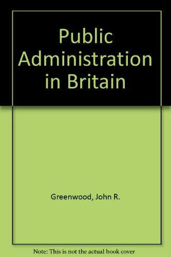 Public Administration in Britain