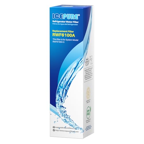 Image of ICEPURE BORPLFTR50 Replacement for Bosch 11025825 Ultra Clarity Pro Refrigerator Water Filter, Compatible with 12033030, 12028325,BORPLFTR55, B36CT80SNS, B36CL80ENS, WFC100MF, KWF 2000, 2PACK