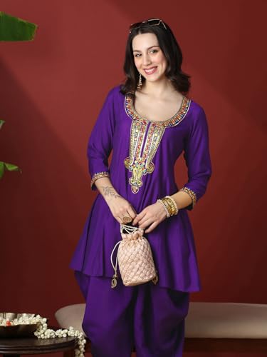 Image of Globus Women Co-ord Set (8909389016720 Purple S)