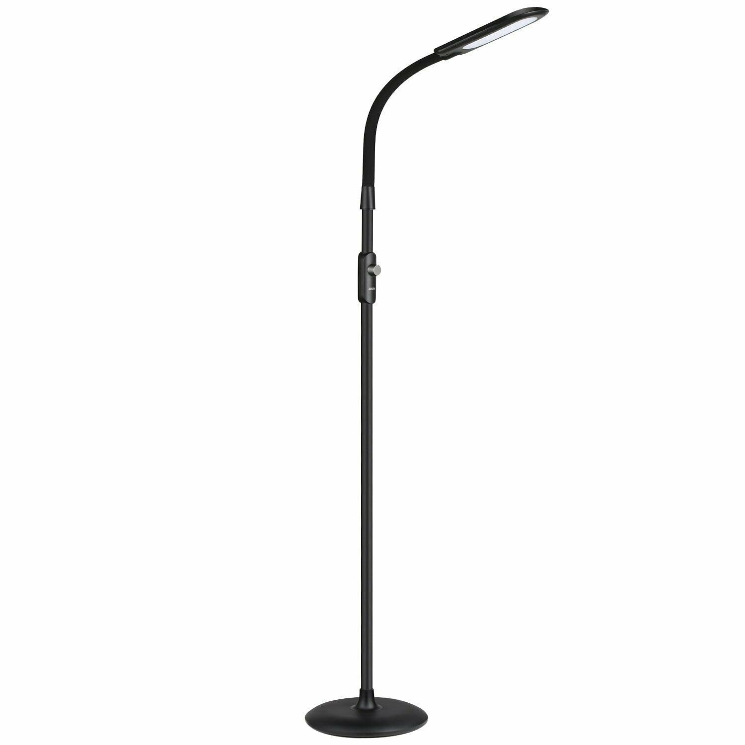 ProMet Extra Bright 1000 Lumen 14 Watt Floor Standing LED Lamp Dimmable Variable Warm White to Daylight Temperature Task Light Reading Crafting Relaxing