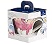 Villeroy und Boch NewWave Caffè Rosa Flamingo Becher mit Henkel Eisvogel, Kaffeebecher mit Animal-Print aus Premium Porzellan, 300 ml