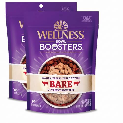 Wellness Bowl Boosters Bare Freeze Dried Beef Topper, 4 oz (Pack of 2)