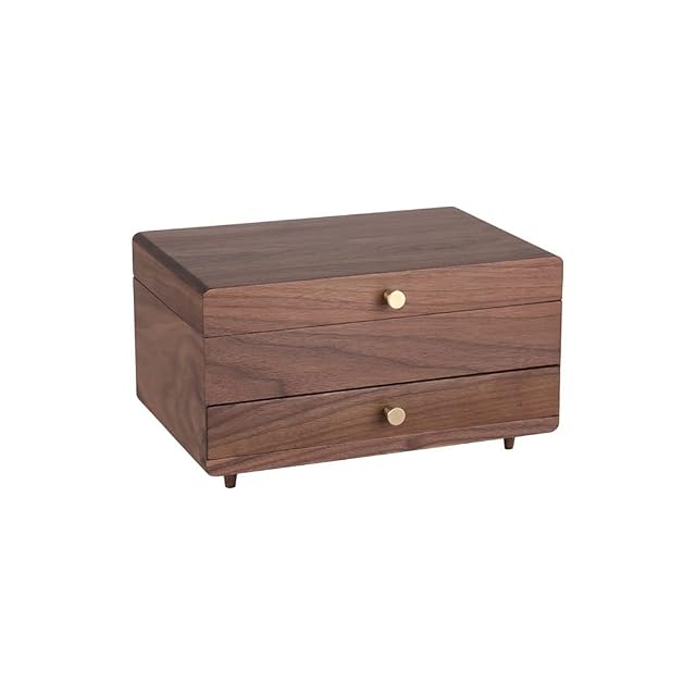 Jewelry Boxes Jewelry Box Organizer for Women Girls Wood Portable Jewelry Case Storage for Earrings Necklaces Bracelets Rings