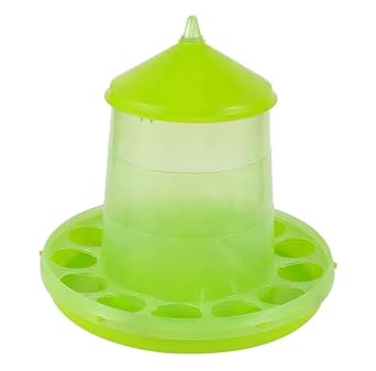 2kg Chicken Automatic Feeder Dispenser Green Poultry Quail Hen Bird