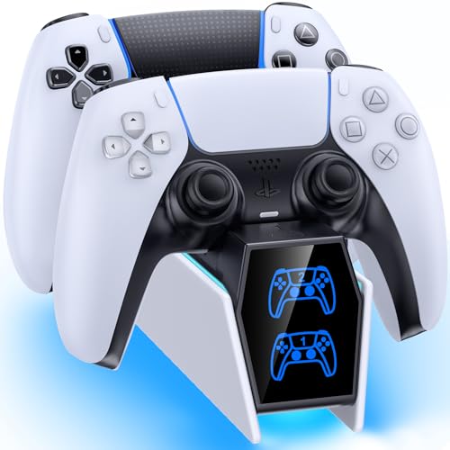Kytok NG-P5322B Ps5 Controller Charger With Led Light For Ps5 Console, Ps5 Charging Dock Station Accessories For Playstation 5 Controller Dualsense Edge cover
