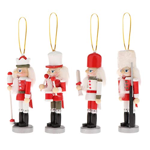 YIJU Boneca Quebra-nozes de Madeira de 9 Peças 4,9