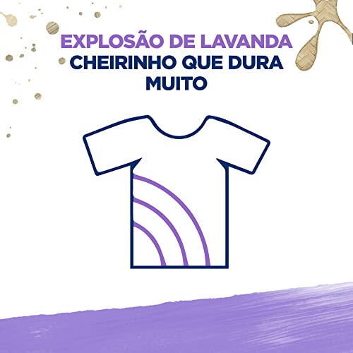 OMO Lava-Roupas Líquido Lavanda Galão 5L Embalagem Econômica Edição Especial