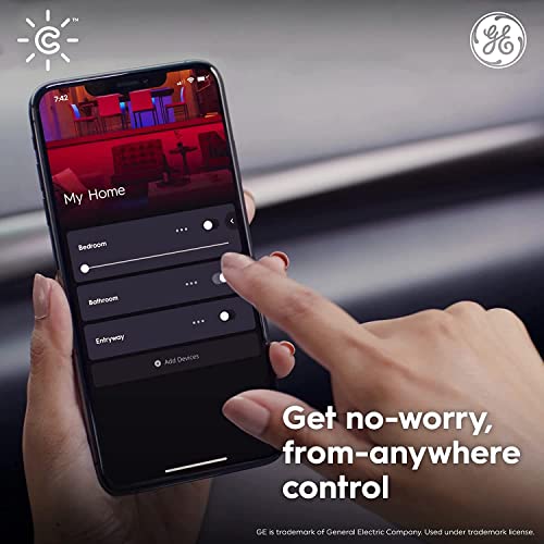 GE Cync Full Colour Direct Connect Smart Bulb (LED ST19), 60W Replacement, Bluetooth/WiFi Enabled, Works with Alexa, Google Assistant Without Hub, Pack of 4 by GE - Image 8
