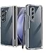 Produktbild Z Fold 5 Hülle für Samsung Galaxy Z Fold 5 5G Handyhülle,360 Grad Ganzkörper Stoßfest Schutzhülle [mit S Pen Lagerung Halter] Integriertem Displayschutzfolie Hart PC Case Cover,Transparent