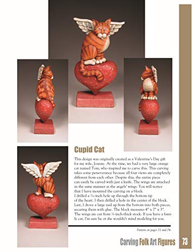 Carving Folk Art Figures: Patterns & Instructions for Angels, Moons, Santas, and More! - Image 7
