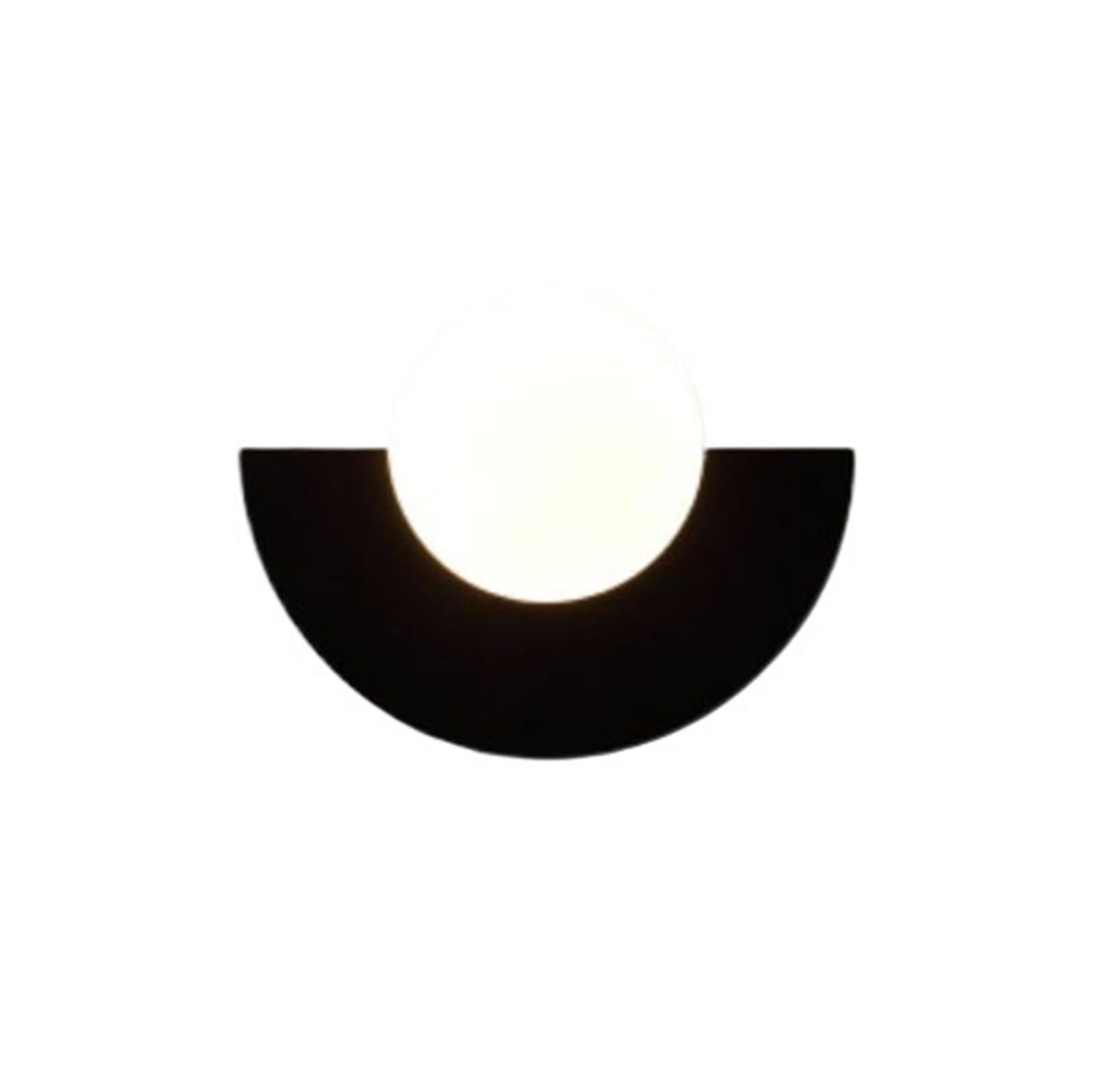 KOESRXNQW Aisle Wall Lamp with Nordic LED Light Bedroom Designer Creative Corridor Living Room Children Indoor Lighting Easy Installation(Natural Light,B - Black)
