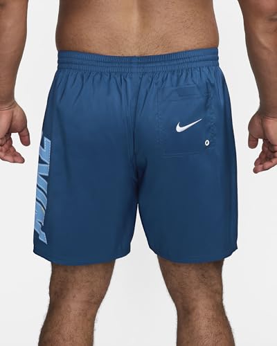 Nike Men'S Big Block Logo Volley 7 Inch Swim Trunks thumb #1