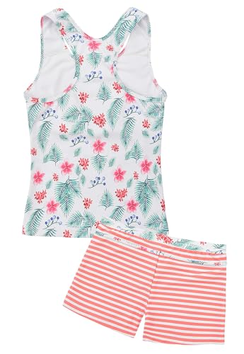 Image of Uhnice Girls Swimsuit Two Piece Tankini Swimwear with Boyshort