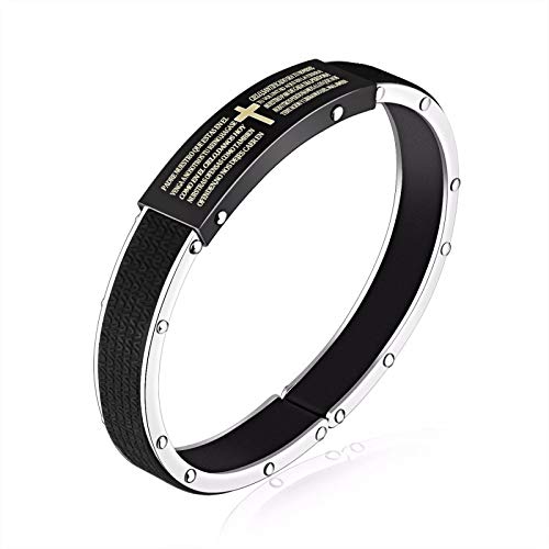 Yellow Chimes Bracelet for Men Western Style Christian Cross Design Printed Causal Wear Wristband Opening Kada Bracelet for Men and Boys (B07XZD3WLH) Amazon Price History, Amazon Price Tracker