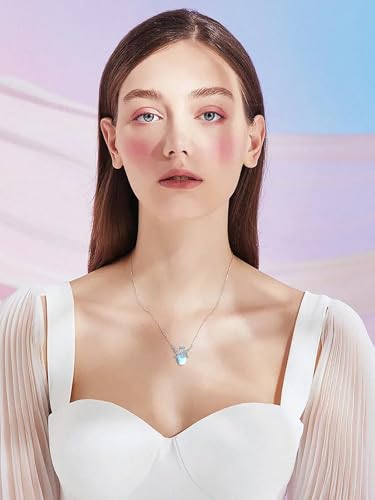 Dorunmo Ocean Necklace 925 Sterling Silver Ocean Theme Jewelry Ocean Beach Gifts for Women Girls3