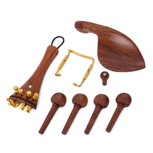 Accessoires bois violon 4/4 mentonnière cordier chevilles accordage ébène