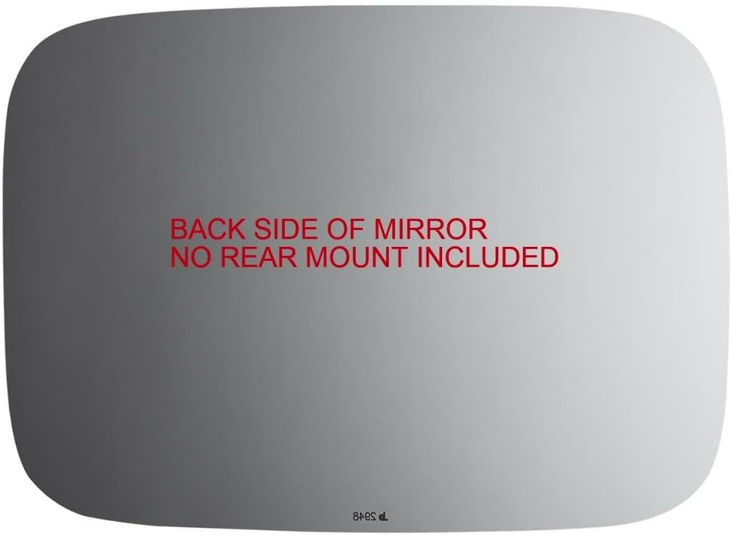 VAM Fits 03-09 Hummer H2 Mirror Glass Lens Left Driver Side w/Adhesive USA w/o Backing Plate