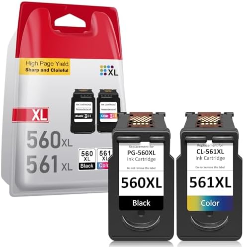 Cartucce + carta fotografica CANON PG-560 e CL-561 Nero, Colori