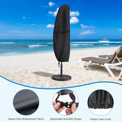 Capas de guarda-chuva de pátio, 3,6 a 4,3 m