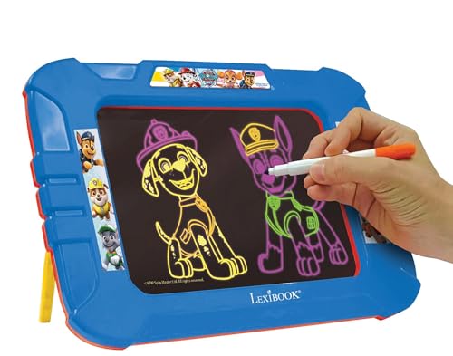 Ardoise électronique lumineuse Pat'Patrouille Lexibook pour dessiner sans taches