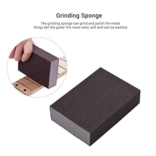 KKmoon Guitar Luthier Tool Kit 1pc Guitarra Fret File + 2pcs Fingerboard Protetor + 1pc Guitar Fret