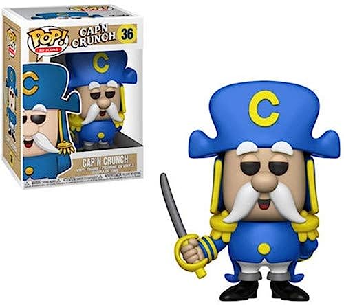 Funko Pop! Ad Icon: Quaker Oats - Captain Crunch With Sword, Multicolor