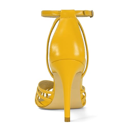 SOVANYOU High Heels for Women Pointed Toe Heeled Sandals Ankle Strap Comfort Heels Women's Pumps for Wedding Prom Party3
