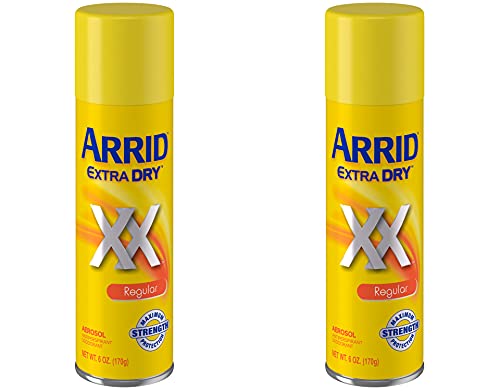 Arrid Deodorant 6 Ounce Aerosol Xx Extra Dry Regular (177ml) (2 Pack)