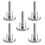 5 Stück Rändelschrauben Hohe Form M4x16 mm,Norm DIN 464 Edelstahl Gewindeschrauben für Metrische Schraubgewinde,Hohe Form Schrauben für Mechanische Geräte,Instrumentierung,Haushaltsgeräte