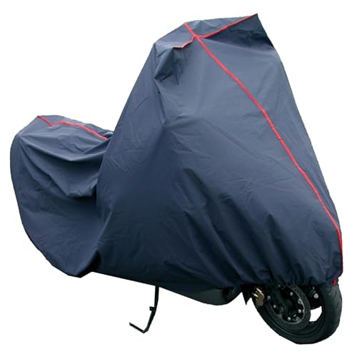 Funda Cubre Motos, Cubierta Impermeable Protector para Moto Scooter, 250x115x75cm con Cremallera.