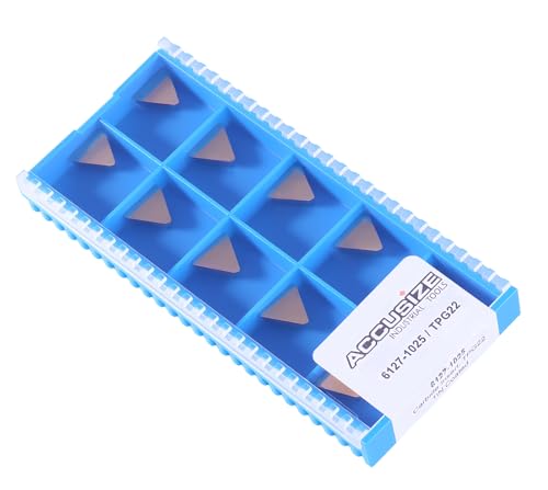 Plaquette carbure TPG222 contre les bris d'outils lot de 10 inserts de rechange pour fraisage