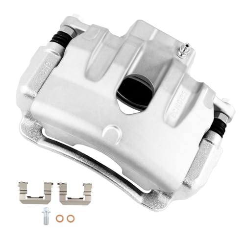 Image of cciyu Front Right Disc Brake Caliper Assembly with Bracket 19B6413A | For Kia For Optima L4 2.0L 2011-2015, For Kia For Optima L4 2.4L 2015