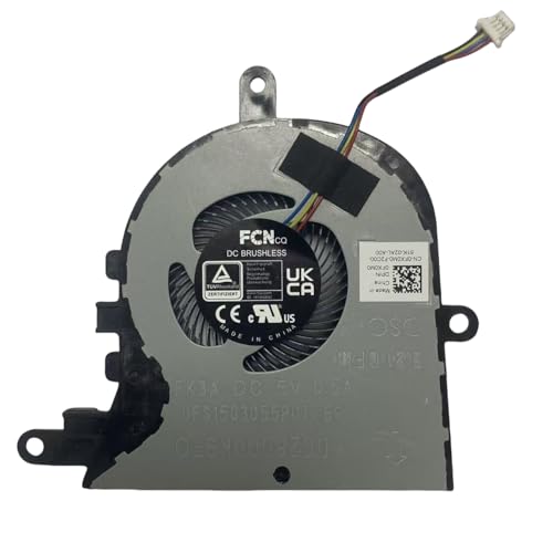 Ventilador de refrigeración de CPU de repuesto para Dell Inspiron 15 5570 5575 3580 3593 Inspiron 17 3780 3793 Latitude 3590 L3590 E3590 Series P/N: FX0M0 0FX0M0 0NPFW6 DFS150305 5P0T