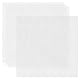 GORGECRAFT 4Stk Kunststoff Netz Canvas Blätter 30x30cm Kunststoff Nadelspitzen Canvas Weiß Flexibles Netzgewebe Matte Fursuit Ösennetz Für Heimwerkerarbeiten Stickgarn Stricken Häkeln Kreuzstich