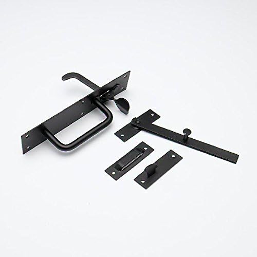 One Stop DIY 2 X Suffolk Latch Gate/Shed Catch Locks Black Steel NEW