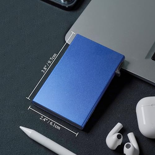 Slim Metal Wallets | RFID Blocking Credit Card Holder Wallet | Minimalist Pop Up Wallet for Men and Women4